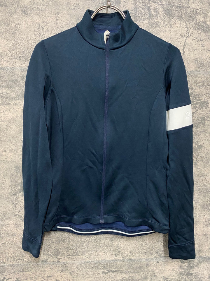 JY112 ラファ Rapha WOMEN'S CLASSIC LONG SLEEVE JERSEY Ⅱ 長袖 サイクルジャージ レディース 紺 S