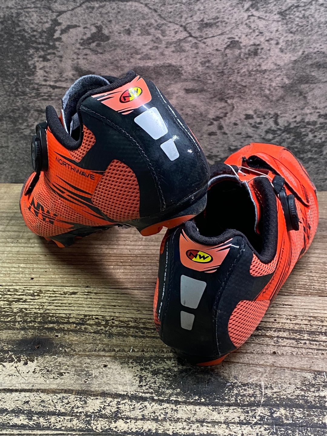 JJ447 ノースウェイブ NORTHWAVE SCORPIUS2 PLUS ビンディングシューズ SPD EUR44 赤
