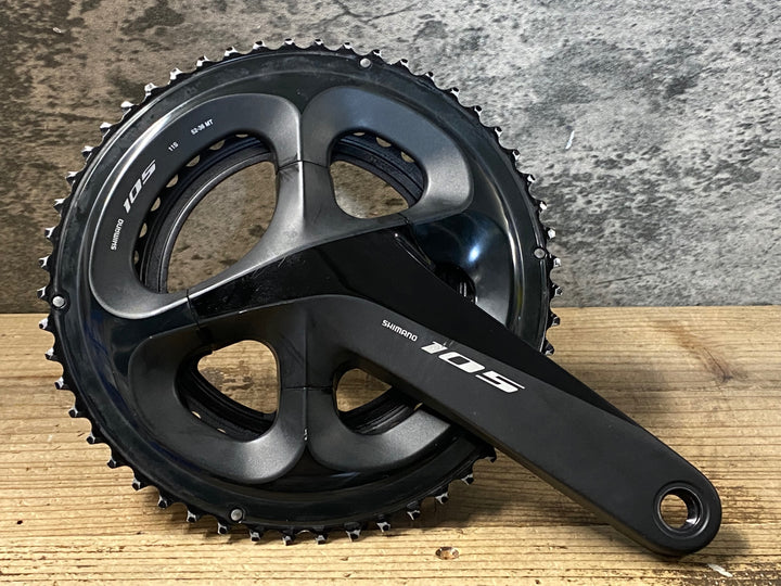 JJ859 シマノ SHIMANO 105 FC-R7000 右クランクアーム チェーンリングのみ 170mm 52×36T