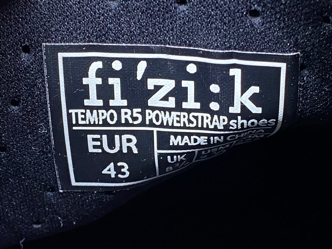 JJ115 フィジーク fizik テンポ TEMPO R5 POWERSTRAP shoes ビンディングシューズ 紺 EU43