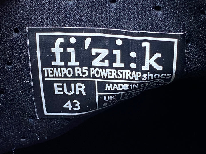 JJ115 フィジーク fizik テンポ TEMPO R5 POWERSTRAP shoes ビンディングシューズ 紺 EU43