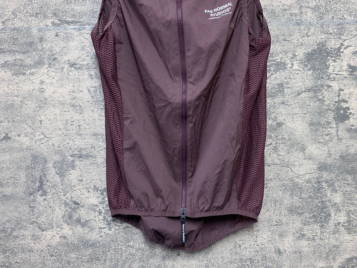 KA550 パスノーマルスタジオ PAS NORMAL STUDIOS MECHANISM STOW AWAY GILET ジレ サイクルベスト バーガンディ L