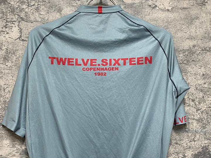 KE859 TWELVE SIXTEEN 12-16 半袖 サイクルジャージ グレー L