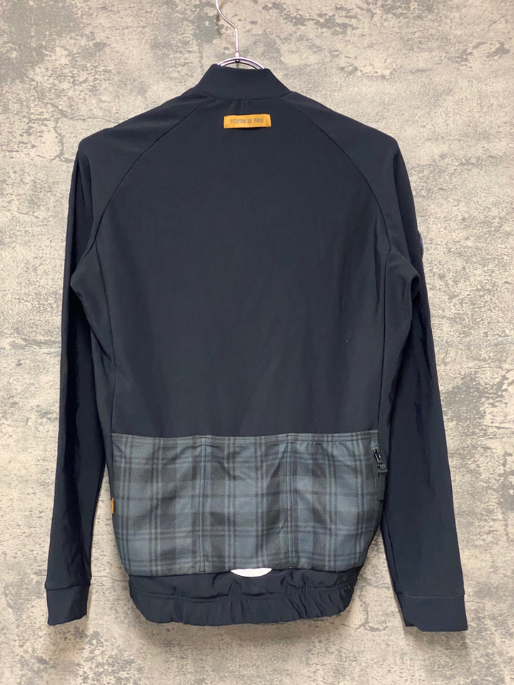 JG359 プロトンドパリ PELOTON DE PARIS Atlas Puffy Jacket 長袖 サイクルジャケット 黒 S 裏起毛