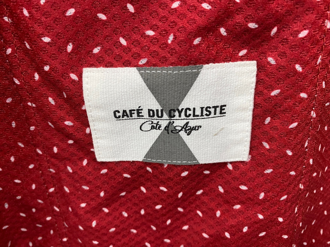 JM431 カフェドシクリステ Cafe du Cycliste クローディン CLAUDINE Unisex 半袖 サイクルジャージ 赤 M