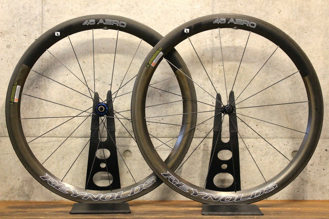 レイノルズ REYNOLDS 46 FORTY SIX カーボン クリンチャー ホイールセット シマノ 12/11S 【福岡店】