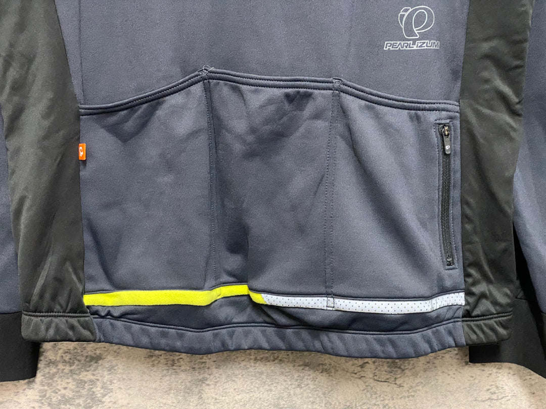 JO268 パールイズミ PEARL iZUMi 長袖 サイクルジャケット 黒 L 裏起毛