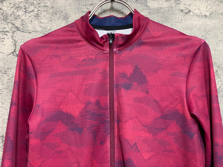 KF990 パールイズミ PEARL iZUMi 長袖 サイクルジャージ バーガンディ L