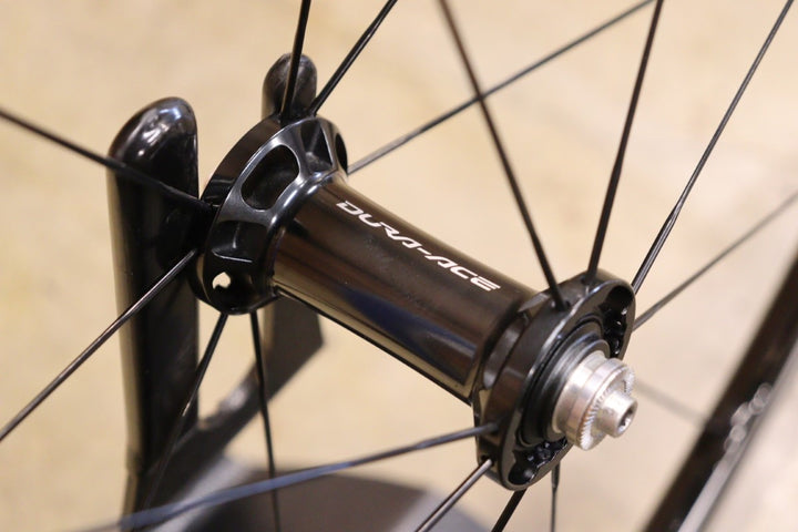 シマノ SHIMANO デュラーエース DURA-ACE WH-9000 C24 12/11S アルミ カーボンラッピング ホイールセット【立川店】