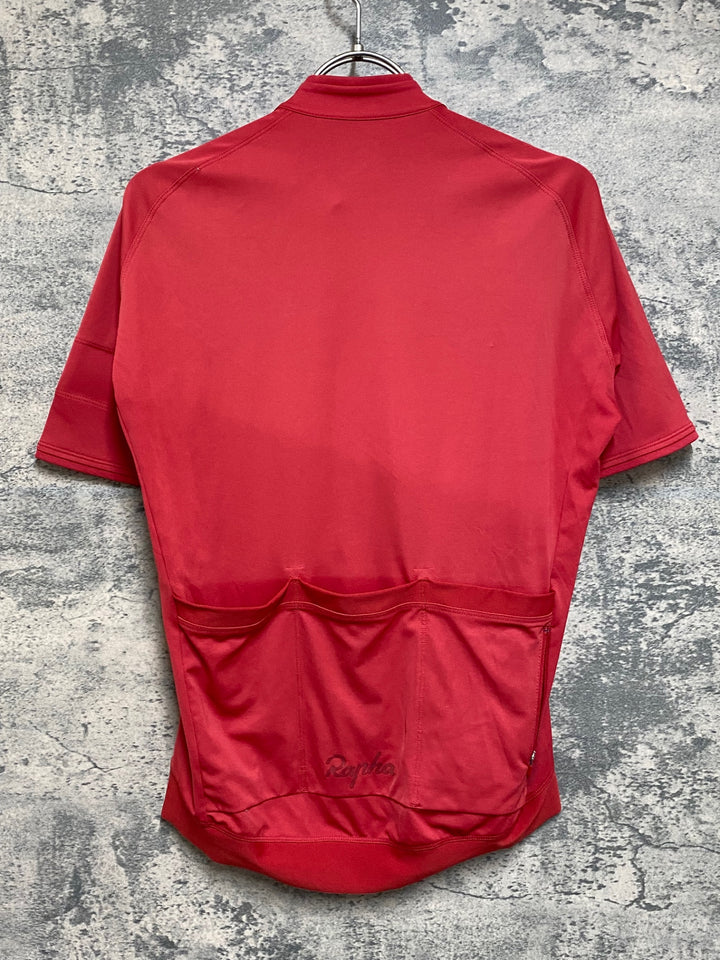 JQ779 ラファ Rapha MEN’S SHORT SLEEVE CORE JERSEY 半袖 サイクルジャージ 赤 S