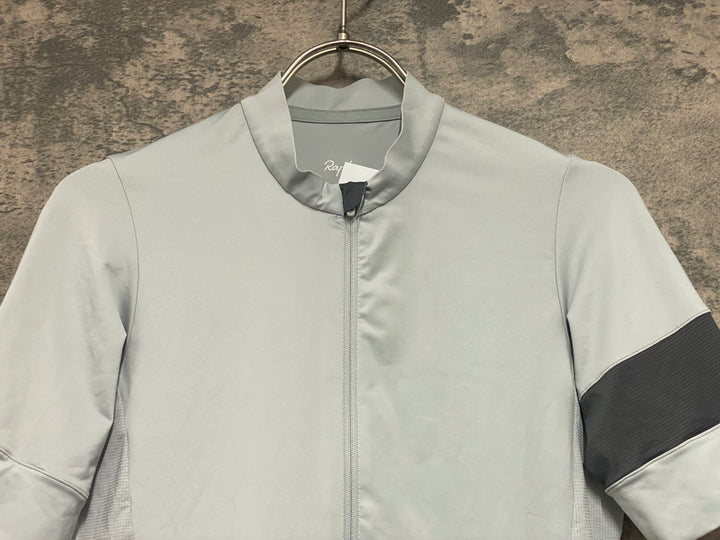 JX035 ラファ Rapha PRO TEAM TRAINING JERSEY 半袖 サイクルジャージ グレー XS 裾ゴム伸び