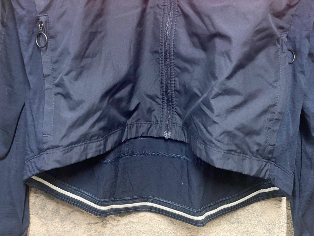 KB638 ラファ Rapha BREVET LONG SLEEVE WINDBLOCK JERSEY 長袖 サイクルジャージ 紺 XL