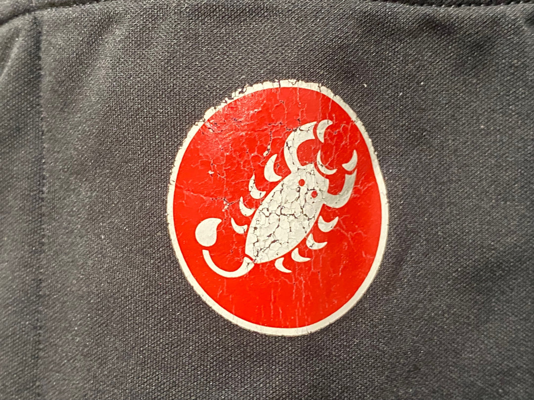KB426 カステリ CASTELLI 長袖 サイクルジャージ 黒 L 裏起毛