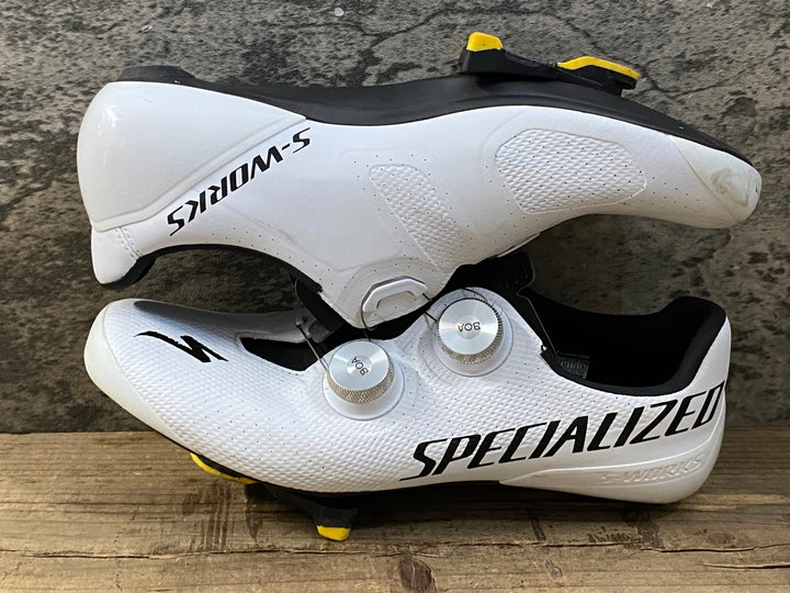 KH409 スペシャライズド SPECIALIZED S-WORKS トーチ TORCH ビンディングシューズ 白 TEAM EU41.5 SPD-SL