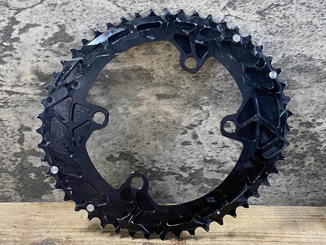 KE201 ローター ROTOR Q-RINGS オーバル チェーンリング BCD110 SH  7075 T6 CNC 50T ボルト付属