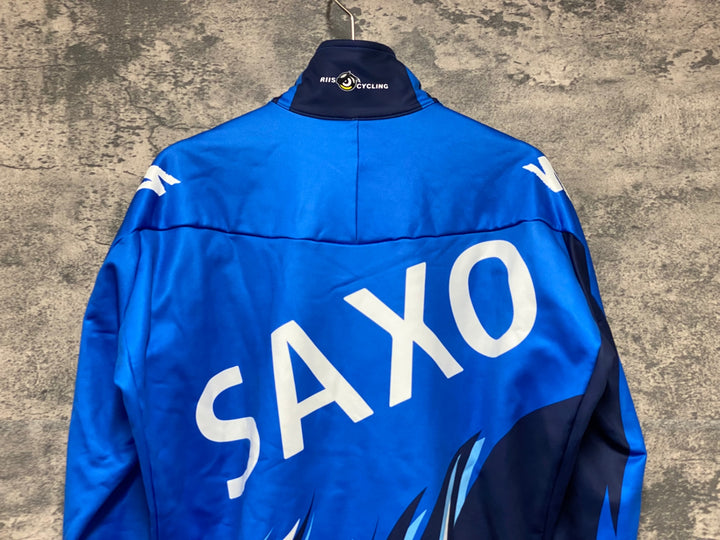 KJ808 スポーツフル sportful 長袖 サイクルジャケット 紺 L 裏起毛 SAXO BANK