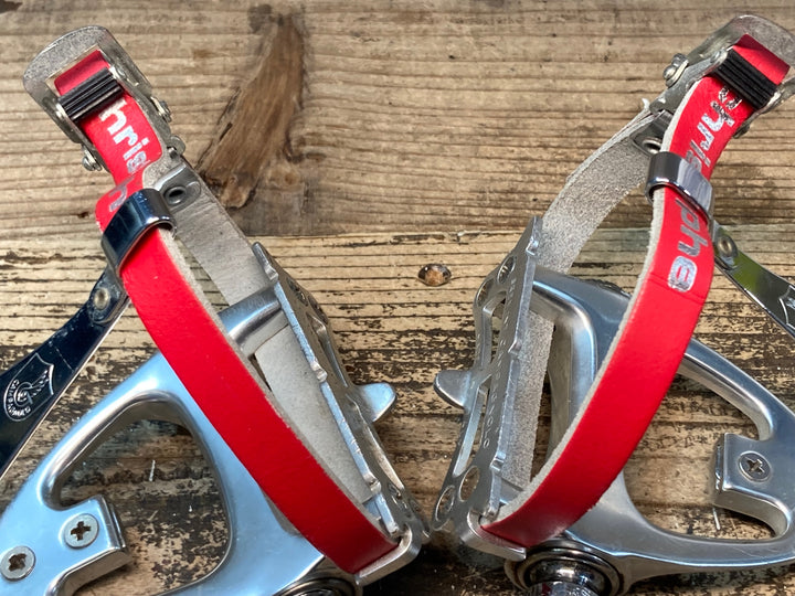 JE812 カンパニョーロ Campagnolo コルサレコード CORSA RECORD  Cレコード フラットペダル トゥークリップ