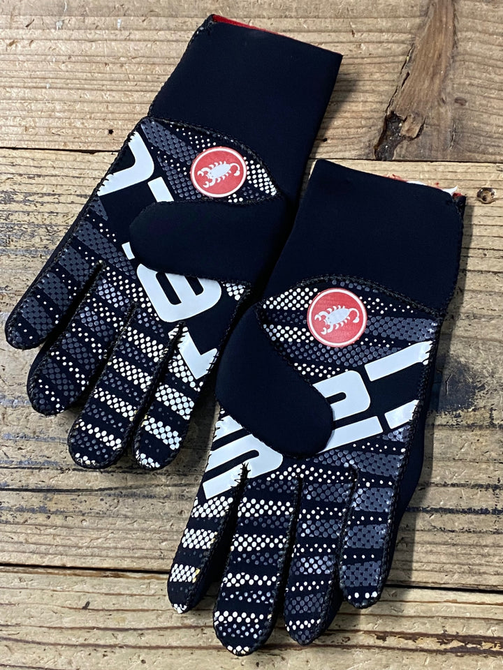 JZ599 カステリ CASTELLI 長指 グローブ 黒 S/M