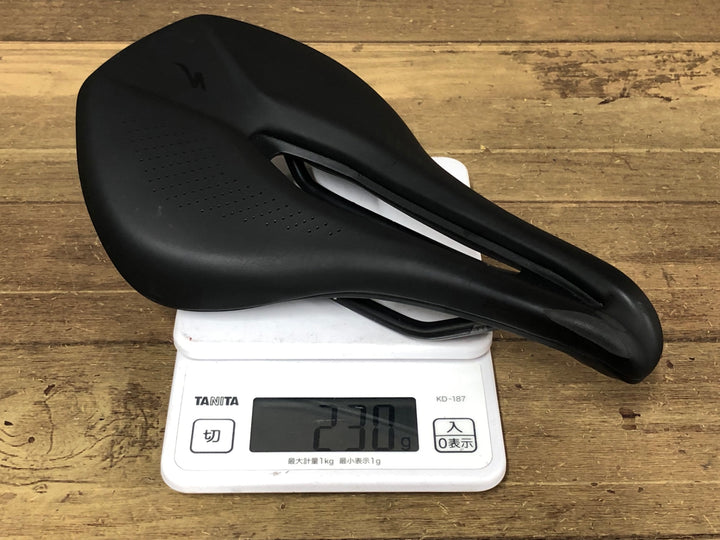JQ333 スペシャライズド SPECIALIZED POWER EXPERT 143mm サドル ※先端削れ、レールクランプ跡