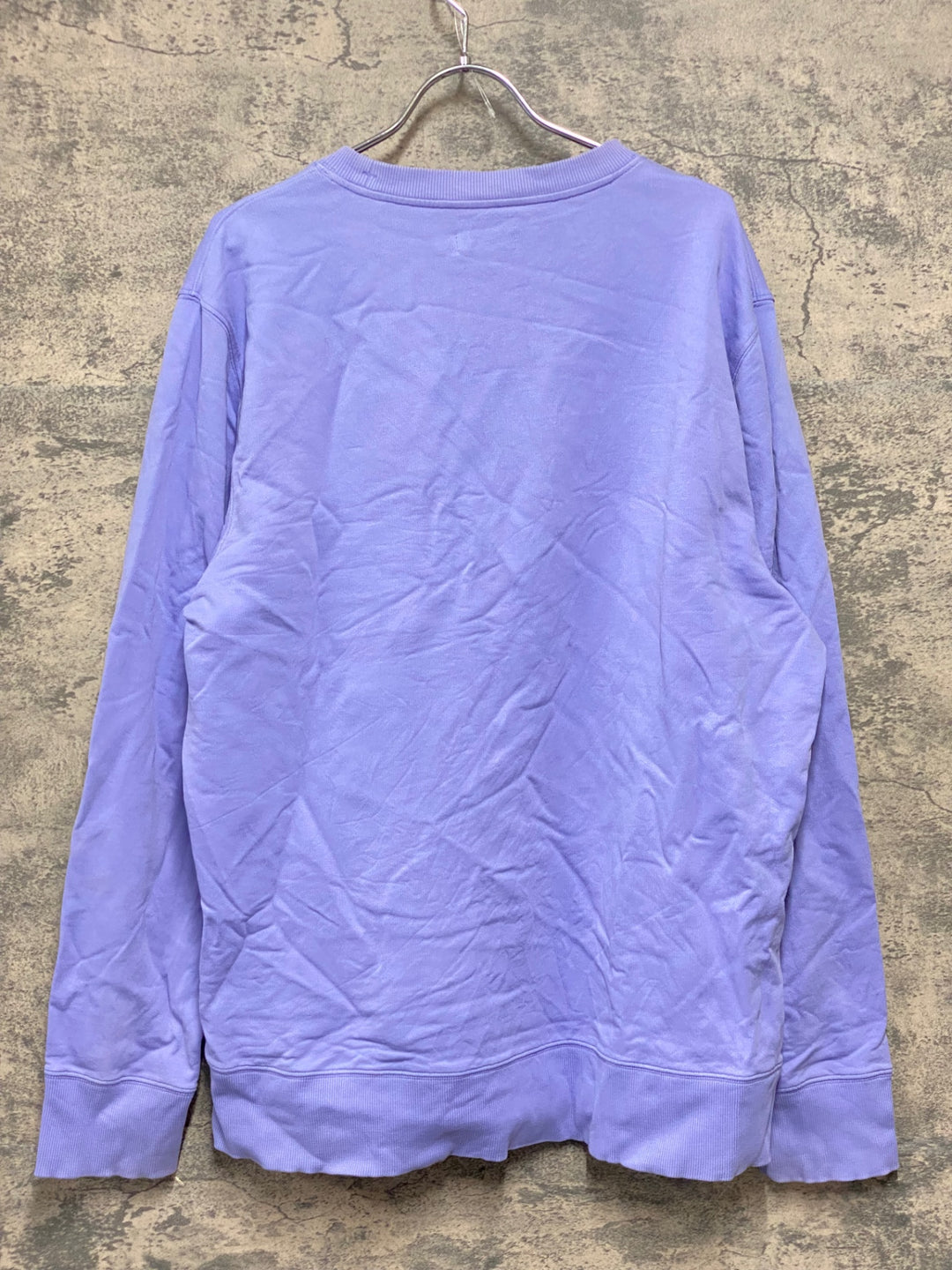 KG226 ラファ Rapha LONG SWEATSHIRT 長袖 スウェット トレーナー 薄紫 XXL