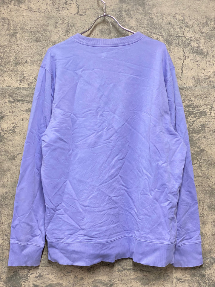 KG226 ラファ Rapha LONG SWEATSHIRT 長袖 スウェット トレーナー 薄紫 XXL