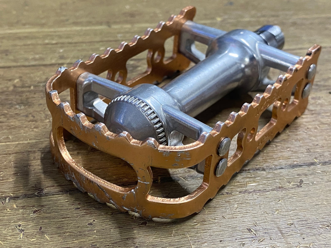 KF908 三ヶ島 MKS BM-7 フラットペダル カッパー