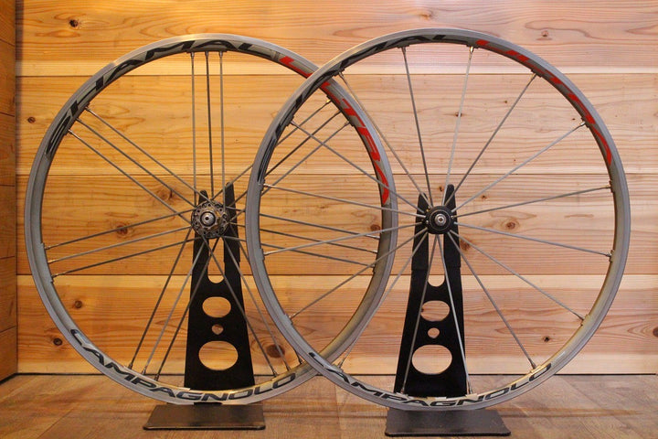 カンパニョーロ Campagnolo シャマルウルトラ SHAMAL ULTRA チタンカラー アルミ クリンチャー ホイールセット カンパ11S 【名古屋店】