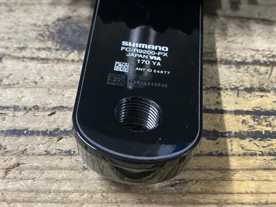 JT217 シマノ SHIMANO デュラエース DURAACE FC-R9200-PX パワーメーター クランク 52/36T 170mm