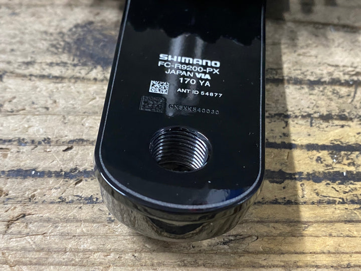 JT217 シマノ SHIMANO デュラエース DURAACE FC-R9200-PX パワーメーター クランク 52/36T 170mm