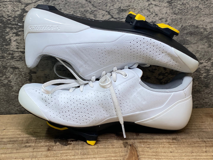 JJ903 スペシャライズド SPECIALIZED S-WORKS TORCH LACE ビンディングシューズ EU38 SPD-SL ホワイト