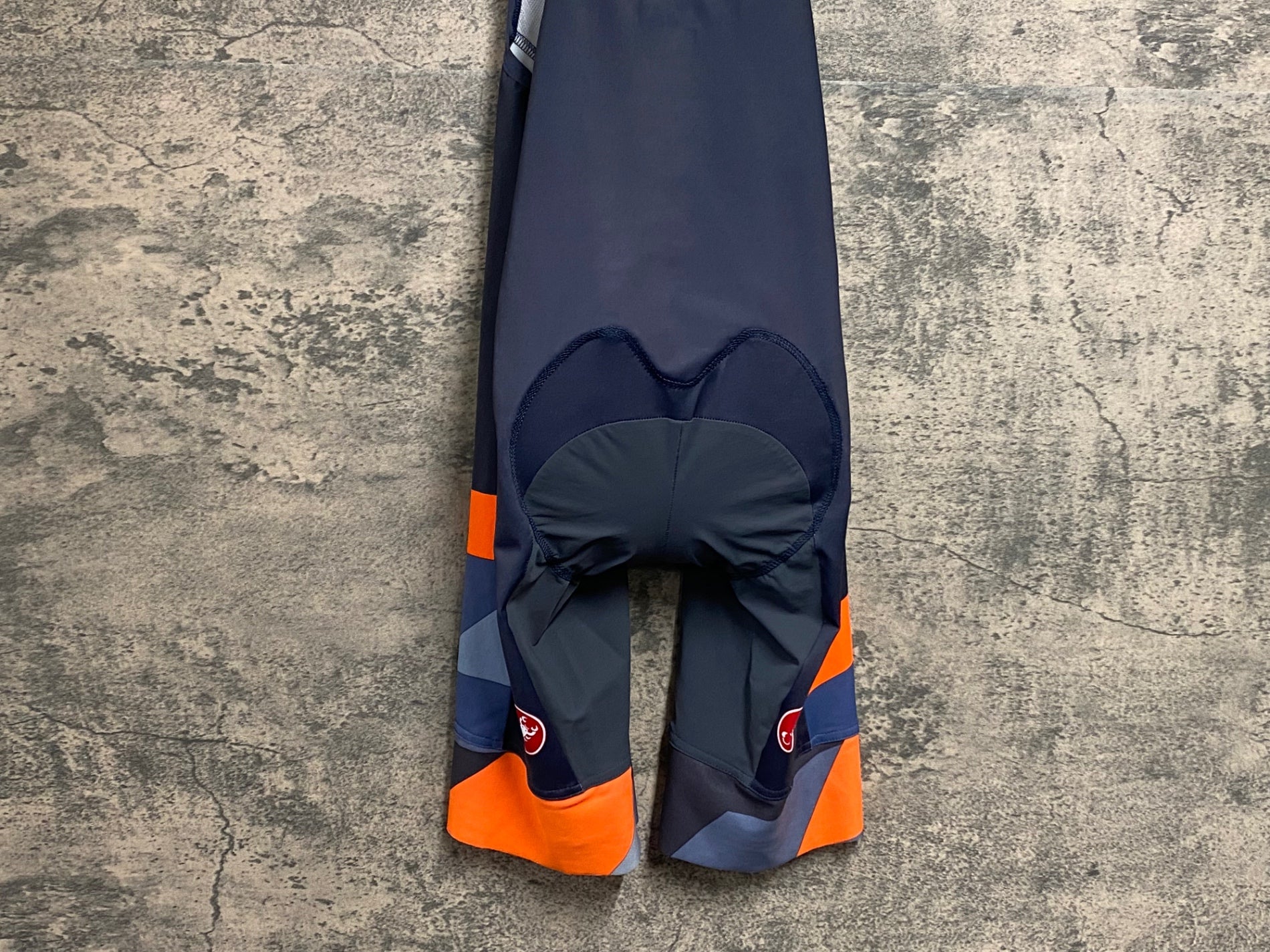 JW298 カステリ CASTELLI ビブショーツ ネイビー オレンジ XL – BICI