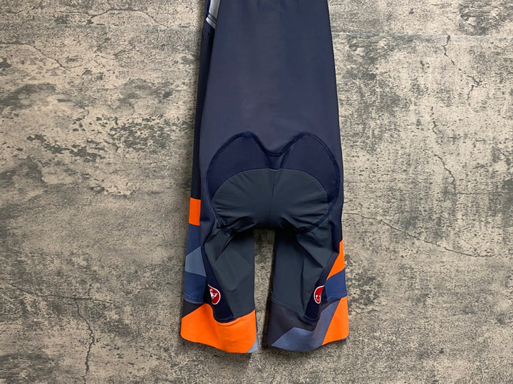 JW298 カステリ CASTELLI ビブショーツ ネイビー オレンジ XL