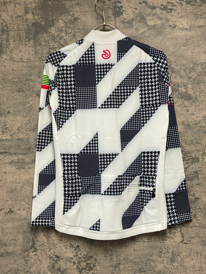 JV986 レリック reric Women's Sugar Long Sleeve Jersey 長袖 サイクルジャージ 白 M 裏起毛 レディース