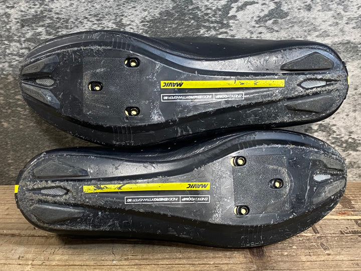 KG614 マヴィック MAVIC COSMIC ベルクロ ビンディングシューズ 3穴 黒 EU42