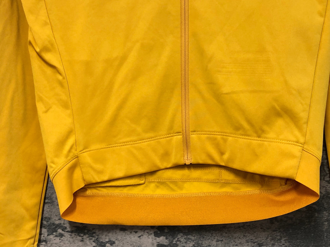 JG718 ラファ Rapha CORE LONG SLEEVE JERSEY 長袖 サイクルジャージ マスタード M 裏起毛