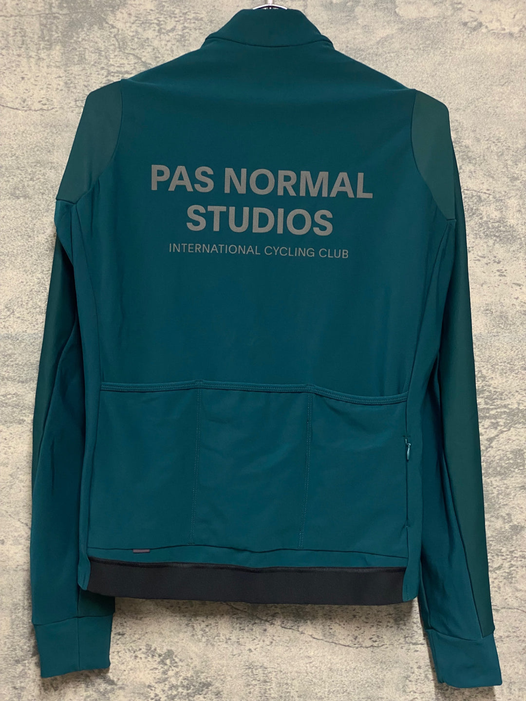 KR157 パスノーマルスタジオ PAS NORMAL STUDIOS 長袖 サイクルジャージ 深緑 M 裏起毛