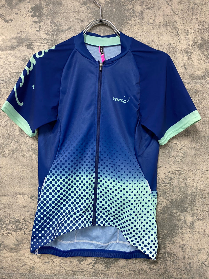 JI625 レリック RERIC 半袖 サイクルジャージ M ネイビー レディース