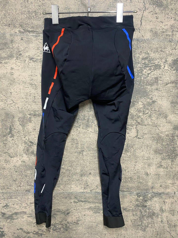 JR087 ルコックスポルティフ le coq sportif レーサータイツ 黒 S 裏起毛