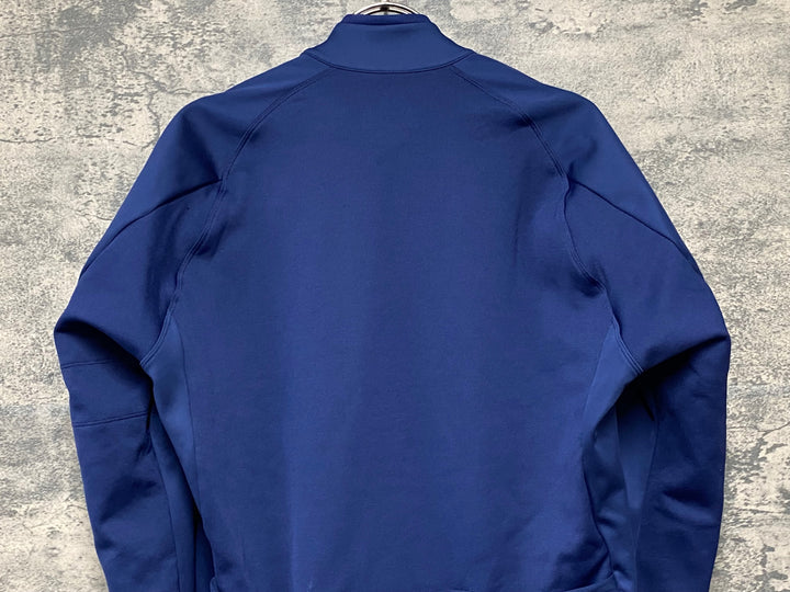 KI174 ラファ Rapha CORE WINTER JACKET 長袖 サイクルジャケット ネイビー L 裏起毛