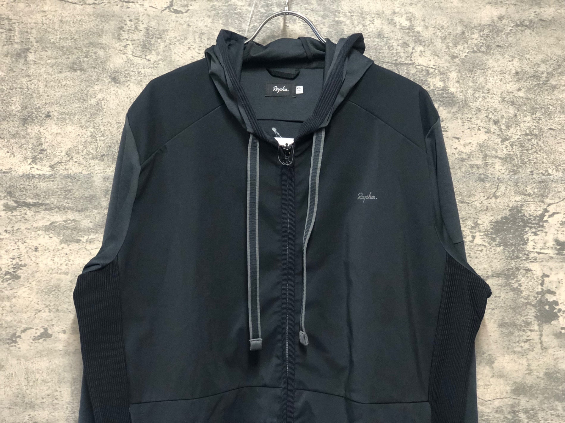 KG228 ラファ Rapha TRANSFER HOODIE フーディ 長袖 ジャケット 黒 XXL