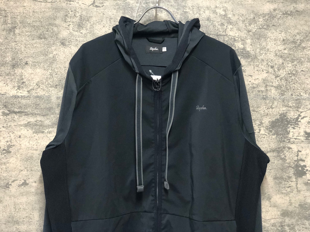 KG228 ラファ Rapha TRANSFER HOODIE フーディ 長袖 ジャケット 黒 XXL