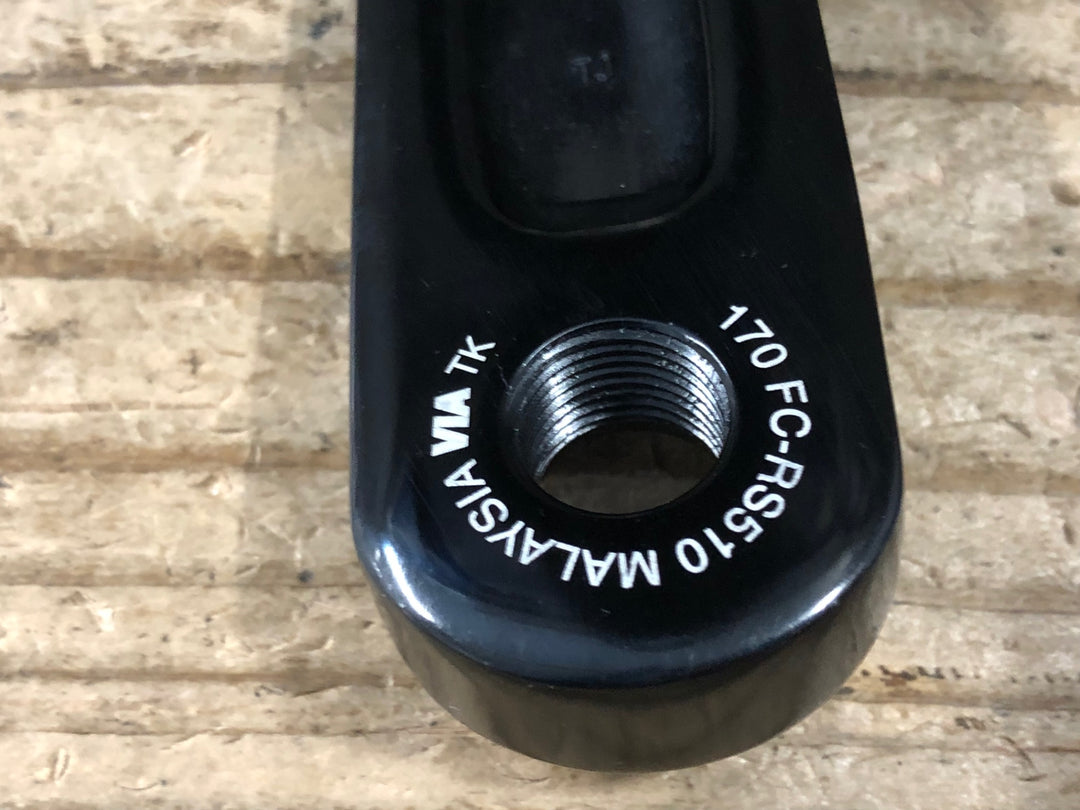 KM952 シマノ SHIMANO FC-RS510 クランクセット 170mm 50/34T ※クランクボルト欠品