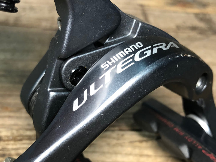 JM064 シマノ SHIMANO アルテグラ ULTEGRA BR-6800 キャリパーブレーキ リアのみ ※ワイヤー固定部品欠品,本体取付ナット欠品