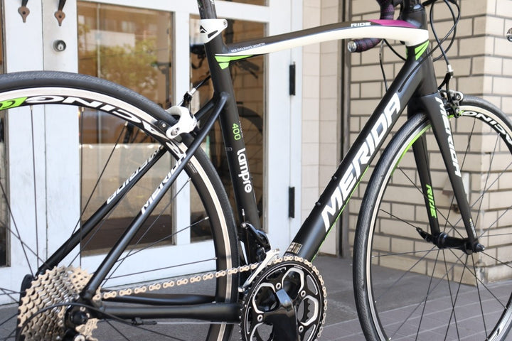 メリダ MERIDA ライド RIDE400 LAMPRE 2015モデル S/Mサイズ シマノ 105 5800 MIX 11S アルミ ロードバイク 【横浜店】