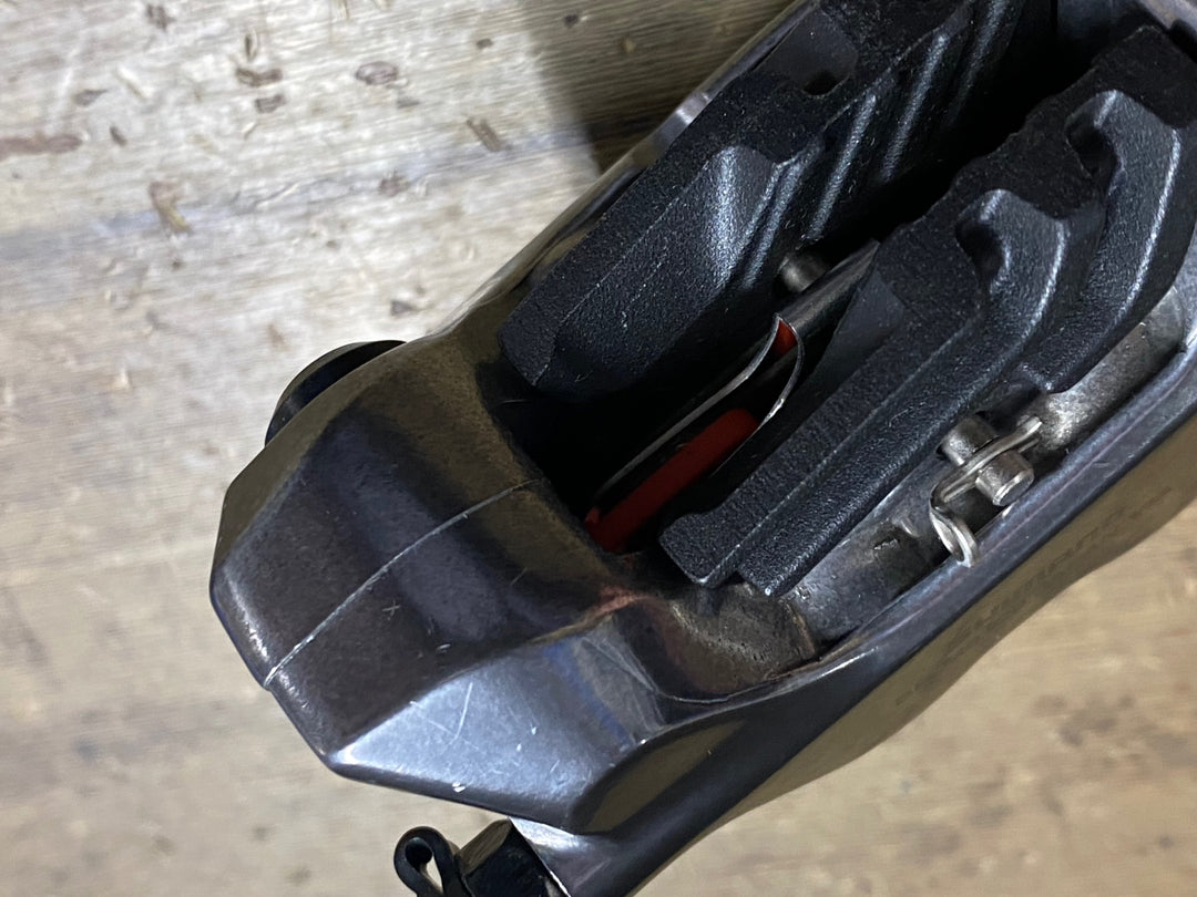 KH716 シマノ SHIMANO XTR BL-M9120-L BL-M9120 右前 ブレーキ レバー キャリパー セット 2フィンガー Φ22.2 フラットマウント 油圧