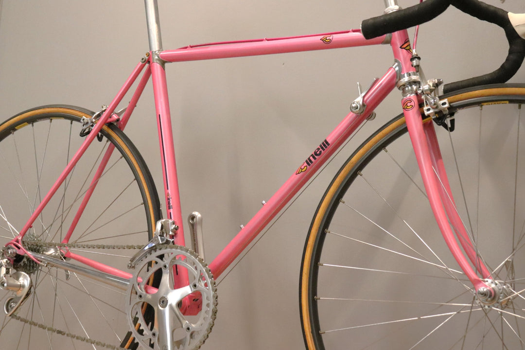 チネリ CINELLI スーパーコルサ SUPERCORSA 52サイズ カンパニョーロ クローチェダウネ MIX 7S クロモリ ロードバイク 【仙台店】