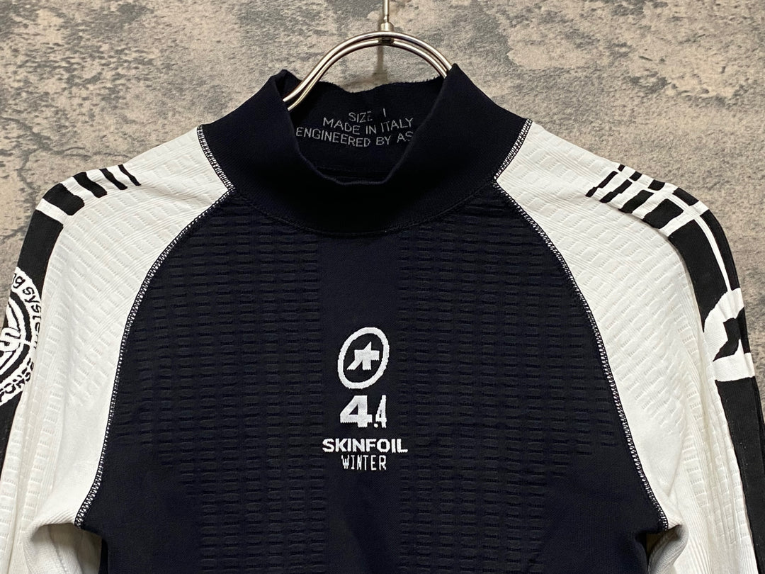 KF640 アソス assos SKINFOIL 4.4 長袖 ベースレイヤー インナー 白 1