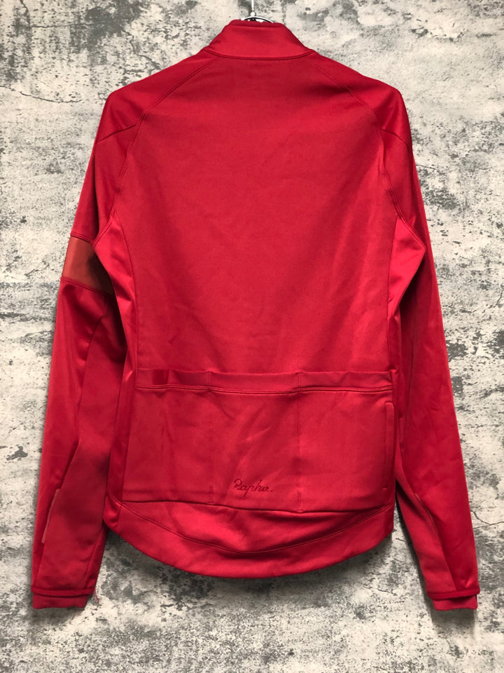 JE992 ラファ Rapha CORE WINTER JACKET 長袖 サイクルジャケット 赤 M 裏起毛