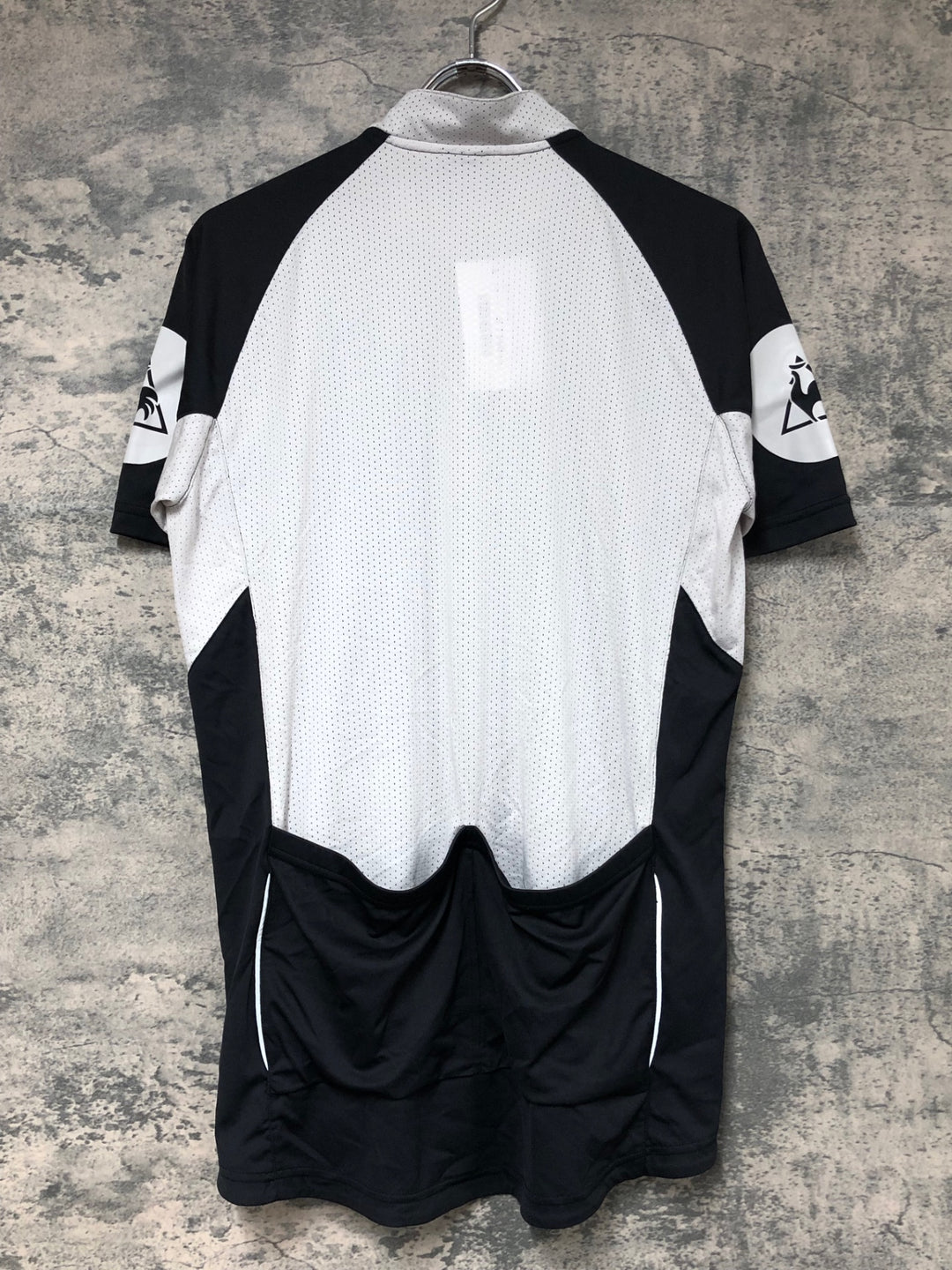 JW275 ルコックスポルティフ le coq sportif 半袖 サイクルジャージ 黒 O