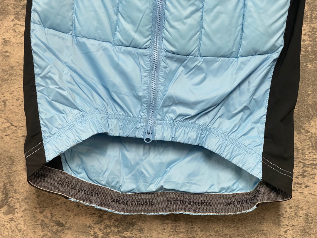 JU799 カフェドシクリステ Cafe du Cycliste ジレ サイクルベスト 中綿 ライトブルー S